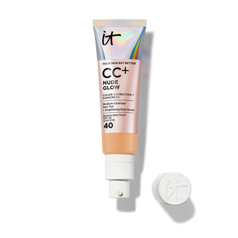 CC+ Nude Glow Lightweight Foundation + Glow Serum with SPF 40