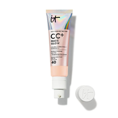 CC+ Nude Glow Lightweight Foundation + Glow Serum with SPF 40