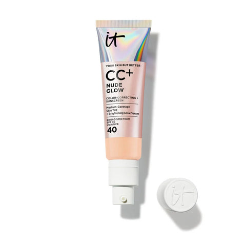 CC+ Nude Glow Lightweight Foundation + Glow Serum with SPF 40